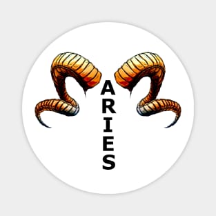 Aries Ram Horns Magnet